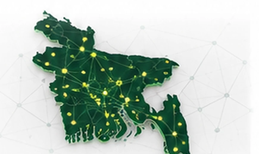 Bangladesh map showing a nationwide dealer network
